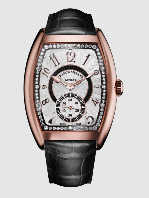 Review Franck Muller Cintree Curvex Ladies Cintree Curvex Rehaut Replica Watch for Sale Cheap Price 7500 S6 RH Black